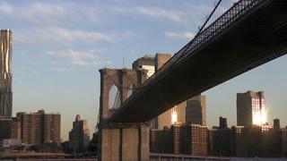 New York Brooklyn Bridge Time Travel