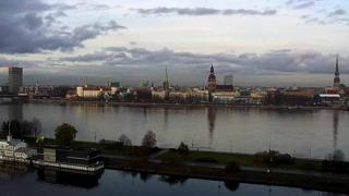 Riga River Daugava Time Travel