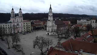 Kaunas Central Square Time Travel