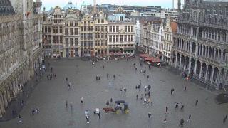 Brussels Grand Place Time Travel